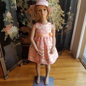 Mia Juliana Size Size 4T Striped Formal Dress